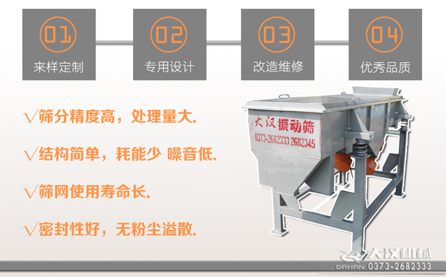 硫酸鎂顆粒直線振動篩分機